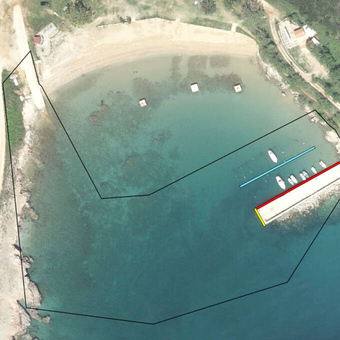 Luka vrbnik bazen sveti marak ortofoto 2020